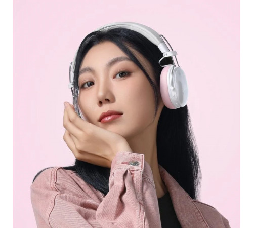 Бездротові накладні навушники ACEFAST H7 active noise reduction wireless headset Pearl white (6974316283560)