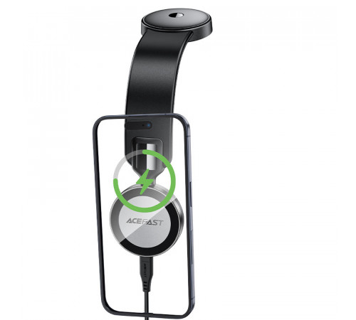 Автотримач для телефона з БЗП ACEFAST D37 magnetic wireless charging car holder for dashboard Black (6974316283546)