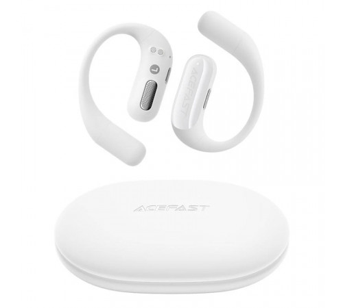 Бездротові навушники TWS ACEFAST FA002 ACEFIT Air wireless earbuds, ENC, IP54, White (6974316283638)