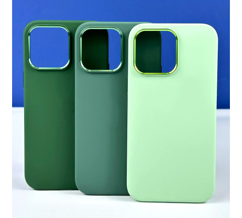 Накладка Premium quality Silicone Case+Metal AG+Magnetic+BOX LOGO iPhone 13 Pro Max