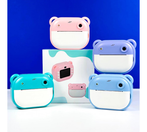 Дитяча фотокамера Teddy Y600 із функцією друку та з фронтальною камерою