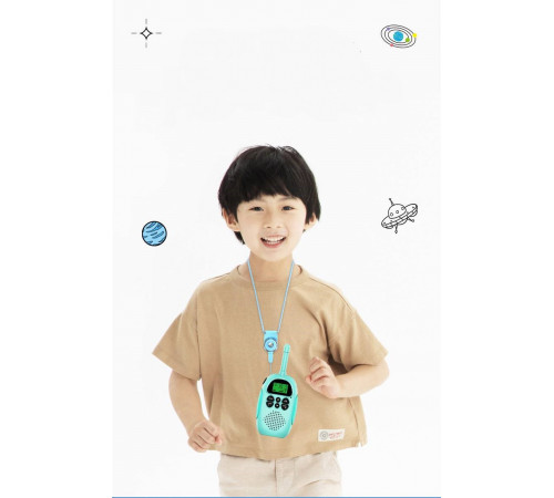 Дитяча рація Walkie Talkie DJ100 Mint+Pink (2шт)