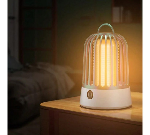 Лампа-пастка від комах MWD-03 2in1 світильник (працює від USB) (15см)