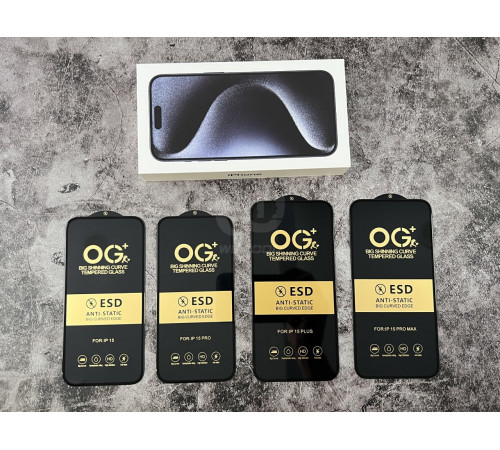 Захисне скло OG+ESD Anti-Static Xiaomi Redmi Note 12 Pro-Poco X5 Pro 5G