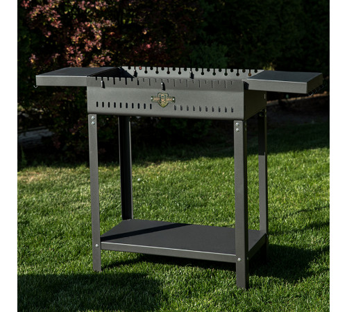 Мангал Daddy Smoke із 5 мм на 12 шампурів