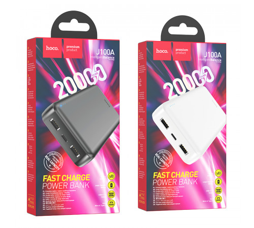 УМБ Power Bank Hoco J100A High-ranking 20000mAh 2.1A