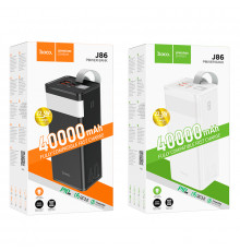 УМБ Power Bank Hoco J86 Powermaster 40000mAh PD20W+QC3.0 (з ліхтарем)
