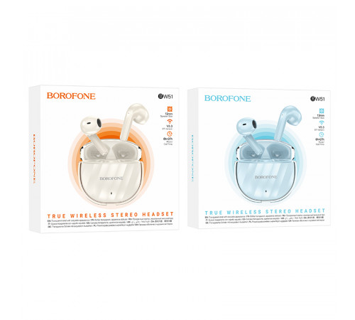 Бездротові навушники Borofone BW51 Solid true