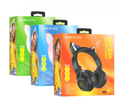 Навушники Borofone BO18 Cat ear