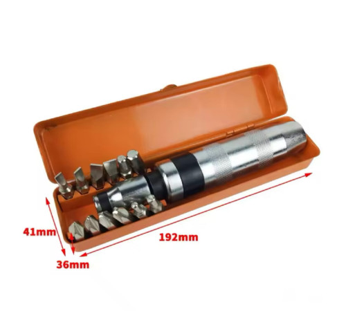 Набор ударных отверток из 14 предметов. Impact lot	    код-3828   (20)