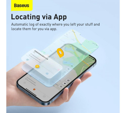 Трекер Baseus T2 Pro Smart Device Tracker White (FMTP000002)