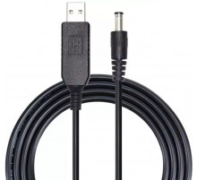Кабель живлення для роутера USB-DC 5v-9v (1m) (USBDC59)