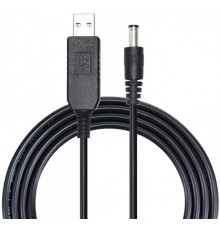 Кабель живлення для роутера USB-DC 5v-9v (1m) (USBDC59)