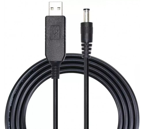 Кабель живлення для роутера USB-DC 5v-9v (1m) (USBDC59)