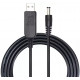 Кабель живлення для роутера USB-DC 5v-9v (1m) (USBDC59)