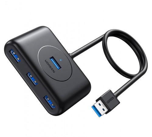 USB-хаб UGREEN CR113 USB 3.0 Hub  1m (Black) (UGR-20291) (UGR-20291)