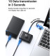 USB-хаб UGREEN CR113 USB 3.0 Hub  1m (Black) (UGR-20291) (UGR-20291)