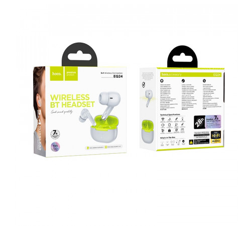 Бездротові навушники TWS HOCO EQ24 Estrella Gray Lake (6942007647816)