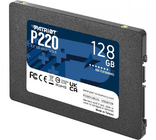 Накопичувач SSD Patriot P220 128GB 2.5" 7mm SATAIII (P220S128G25)