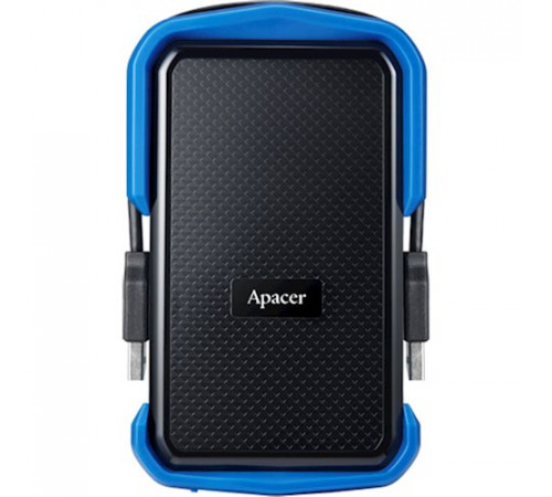 Зовнішній жорсткий диск PHD External 2.5'' Apacer USB 3.1 AC631 1TB Black/Blue (color box) (AP1TBAC631U-1)