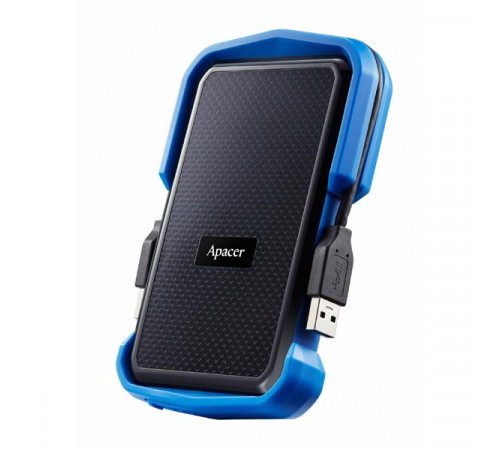 Зовнішній жорсткий диск PHD External 2.5'' Apacer USB 3.1 AC631 1TB Black/Blue (color box) (AP1TBAC631U-1)