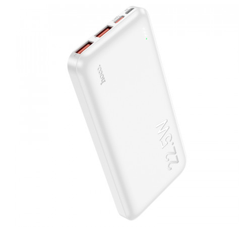 Зовнішній акумулятор HOCO J101 Astute 22.5W fully compatible power bank(10000mAh) White (6931474782489)