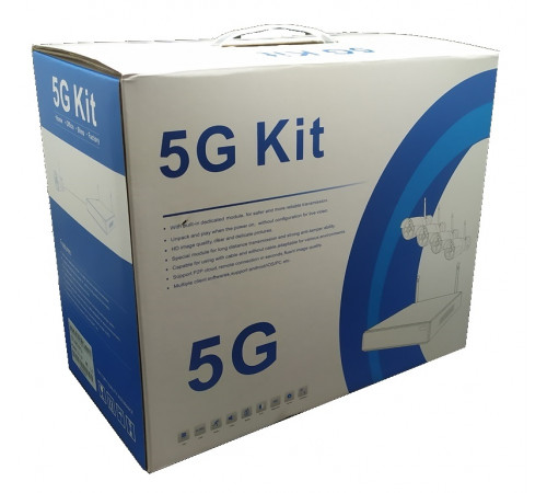 Набор видеонаблюдения (8 камер) WIFI KIT 5G [309] # (4 шт/ящ)