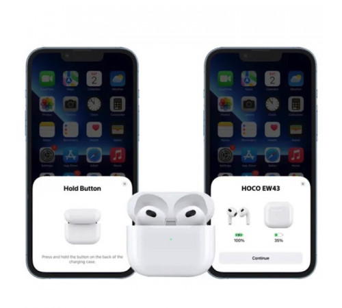 Бездротові навушники TWS HOCO EW43 White (6931474779946)