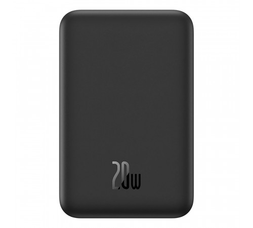 Зовнішній акумулятор Baseus Magnetic Mini Wireless Fast Charge Power Bank 5000mAh 20W Cluster Black（With Simple Series Charging Cable Type-C to Type-C (P10022107113-00)