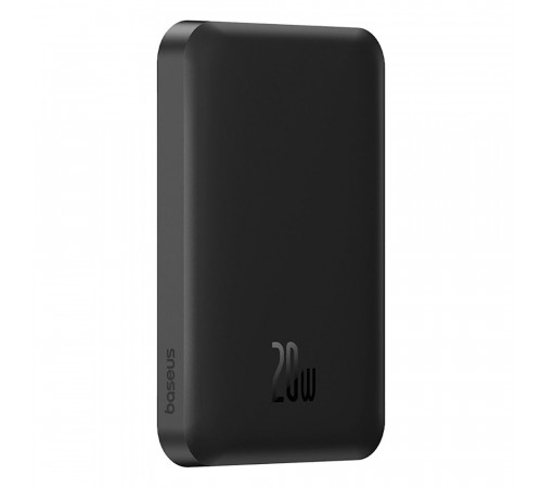Зовнішній акумулятор Baseus Magnetic Mini Wireless Fast Charge Power Bank 5000mAh 20W Cluster Black（With Simple Series Charging Cable Type-C to Type-C (P10022107113-00)