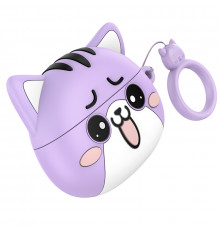 Бездротові навушники TWS HOCO EW48 Purple Cat (6942007610018)