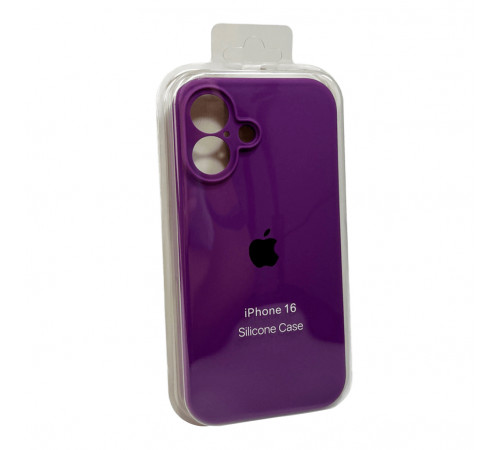 Чохол для смартфона Silicone Full Case AA Camera Protect for Apple iPhone 16 19,Purple (FullAAi16-19)