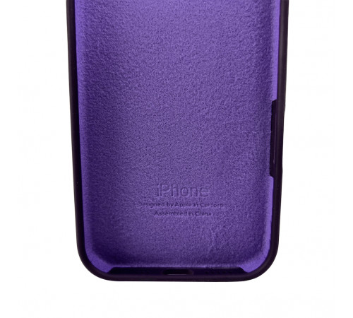 Чохол для смартфона Silicone Full Case AA Camera Protect for Apple iPhone 16 59,Berry Purple (FullAAi16-59)