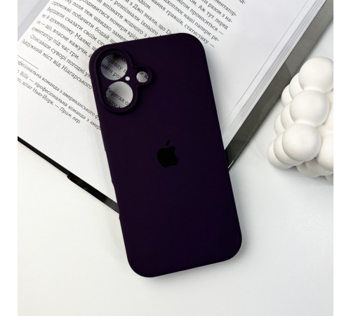 Чохол для смартфона Silicone Full Case AA Camera Protect for Apple iPhone 16 59,Berry Purple (FullAAi16-59)