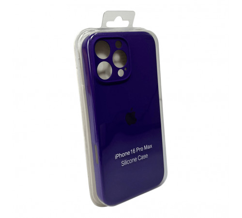 Чохол для смартфона Silicone Full Case AA Camera Protect for Apple iPhone 16 Pro 22,Dark Purple (FullAAi16P-22)