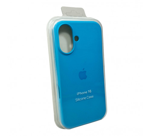 Чохол для смартфона Silicone Full Case AA Open Cam for Apple iPhone 16 38,Surf Blue (FullOpeAAi16-38)