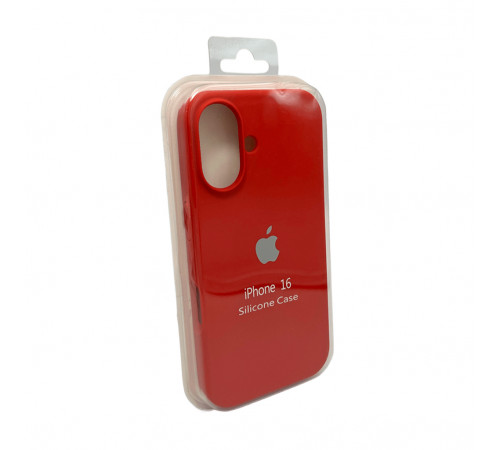 Чохол для смартфона Silicone Full Case AA Open Cam for Apple iPhone 16 21,Rose Red (FullOpenAAi16-21)