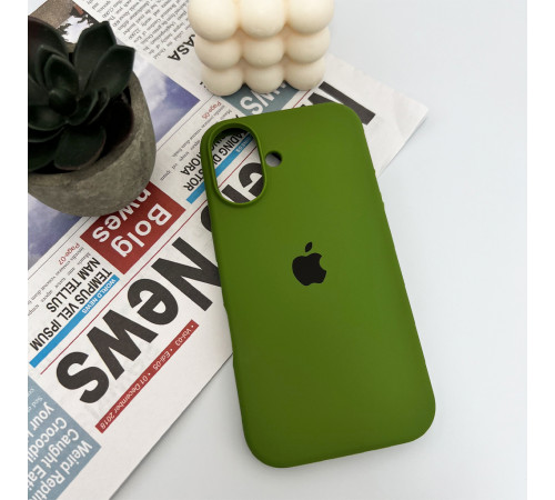 Чохол для смартфона Silicone Full Case AA Open Cam for Apple iPhone 16 29,Army Green (FullOpenAAi16-29)