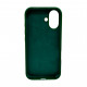 Чохол для смартфона Silicone Full Case AA Open Cam for Apple iPhone 16 31,Dark Green (FullOpenAAi16-31)
