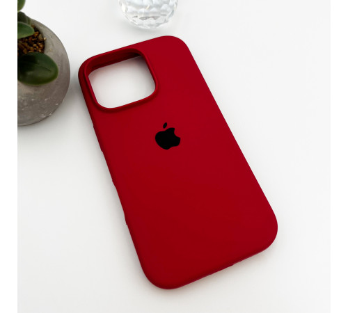 Чохол для смартфона Silicone Full Case AA Open Cam for Apple iPhone 16 Pro 21,Rose Red (FullOpenAAi16P-21)