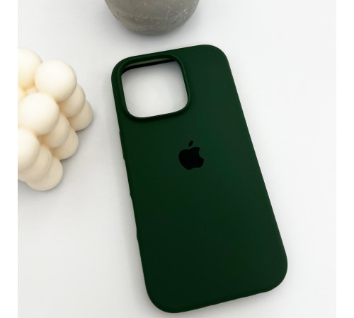Чохол для смартфона Silicone Full Case AA Open Cam for Apple iPhone 16 Pro Max 31,Dark Green (FullOpenAAi16PM-31)