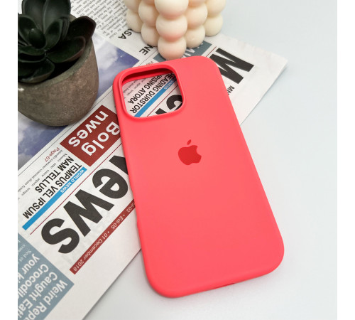 Чохол для смартфона Silicone Full Case AA Open Cam for Apple iPhone 16 Pro Max 50,Pink Orange (FullOpenAAi16PM-50)