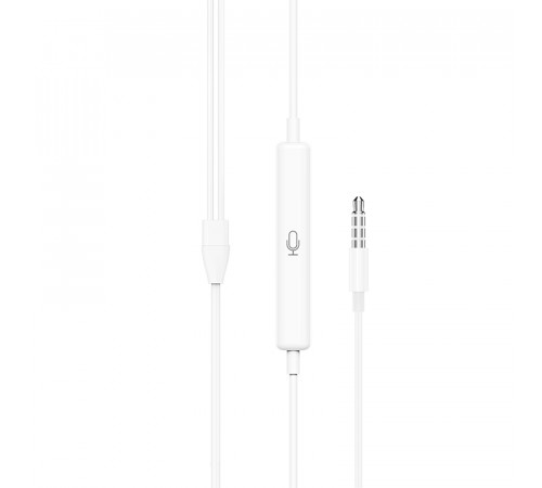 Навушники дротові HOCO M101 Crysta (3.5mm) White (6931474782342)