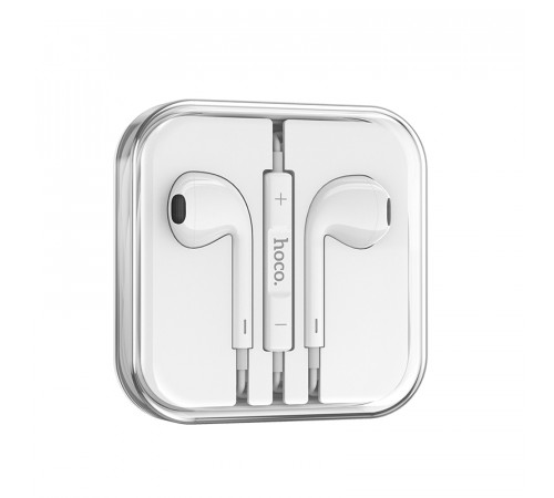Навушники дротові HOCO M101 Crysta (3.5mm) White (6931474782342)