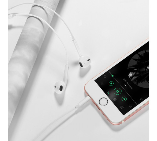 Навушники дротові HOCO M101 Crysta (3.5mm) White (6931474782342)