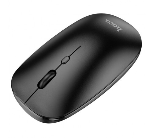 Маніпулятор миша HOCO GM15 Art dual-mode business wireless mouse Black (6931474760579)