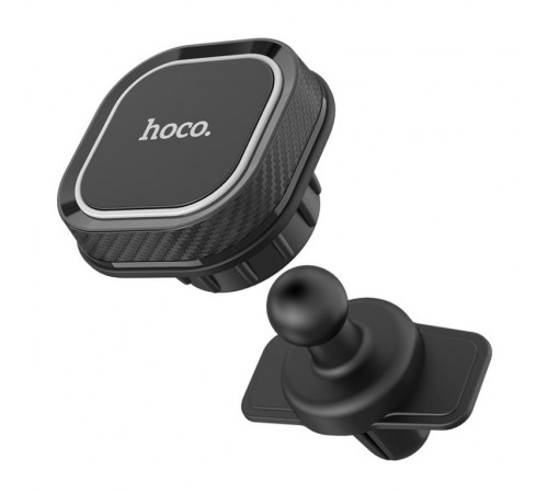 Автотримач для телефона HOCO CA52 Intelligent air outlet in-car holder Black+Gray (6931474707529)