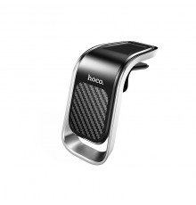 Автотримач для телефона HOCO CA74 Universe air outlet magnetic car holder Black+Silver (6931474733924)