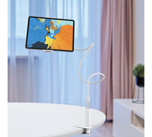 Тримач для телефона HOCO PH24 Balu tablet PC stand Silver+White (6931474719423)