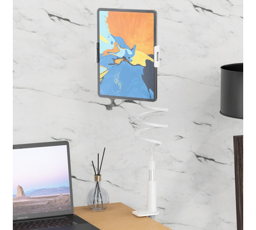 Тримач для телефона HOCO PH24 Balu tablet PC stand Silver+White (6931474719423)